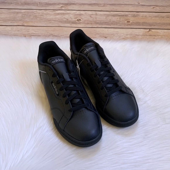 Adidas Roguera Black Leather Sneakers - Picture 3 of 7